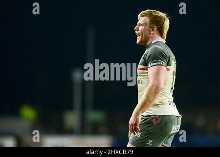 Leeds, England - 10th March 2022 -  Brad Fash (17) of Hull FC during the Rugby League Betfred Super League Round 5 Leeds Rhinos vs Hull FC at Headingley Stadium, Leeds, UK  Dean Williams Stock Photo
