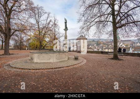 Lindenhof Park - Zurich, Switzerland Stock Photo