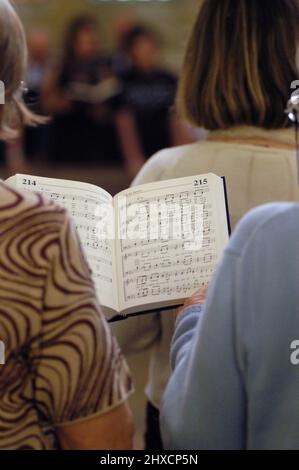 Rome, Italy 18/05/2003: Waldensian Evangelical Church in Piazza Cavour, Confirmation and Holy Communion. ©Andrea Sabbadini Stock Photo