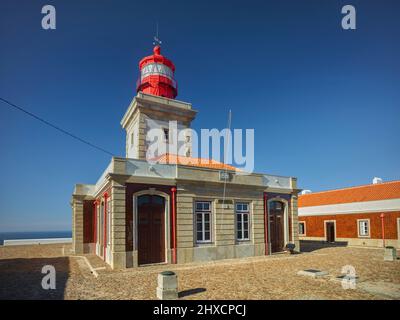 Cabo da Roca lighthouse, Portugal Stock Photo