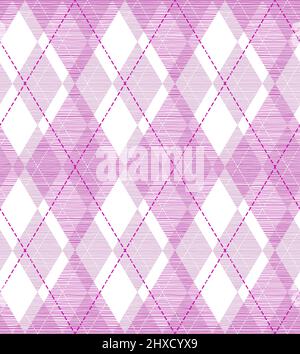 Modern Pink Rhombus Seamless Pattern Design Stock Vector