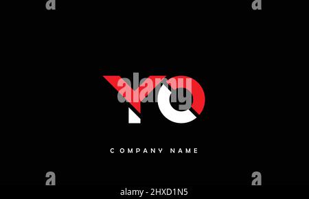 YO or OY Alphabet letters initial logo monogram Stock Vector
