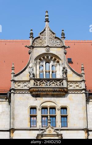 Justice Center Eike von Repgow, Magdeburg, Saxony-Anhalt, Germany Stock Photo