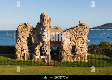 England, Dorset, Weymouth, Sandsfoot Castle Stock Photo