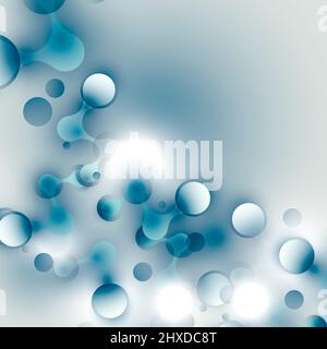 Creative geometric background with abstract triangle design. Connected dots and lines Stock Vector