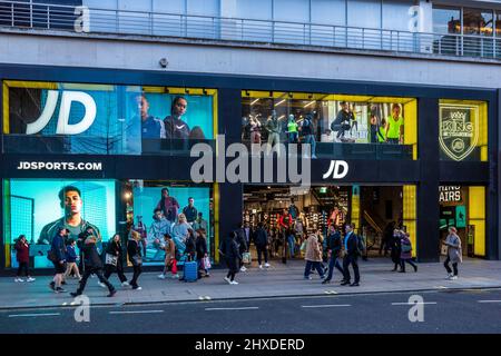 JD Sports Store Oxford Street Central 