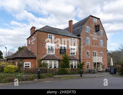 The Titchfield Mill public house, Mill Lane, Titchfield, Fareham, Hampshire, England, UK Stock Photo