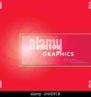 Spiral design creative element. Vector graphic background Stock Vector