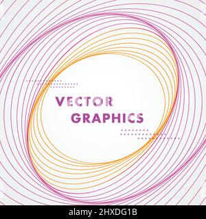 Abstract circles lines pattern design Stock Vector