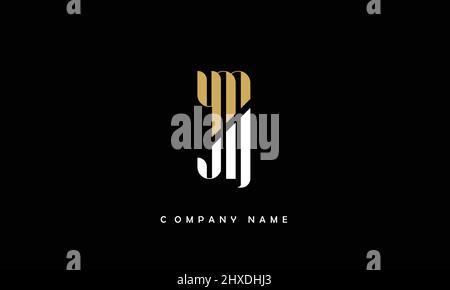 YM or my alphabets letters initial monogram Stock Vector