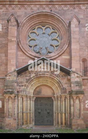 Portal from St. Paulus Church in the Dominican Monastery in Worms, Rhineland-Palatinate, Germany Stock Photo