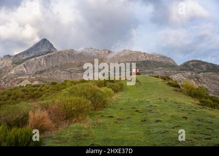 Valcayo viewpoint in Riano Picos de Europa national park, Spain Stock Photo