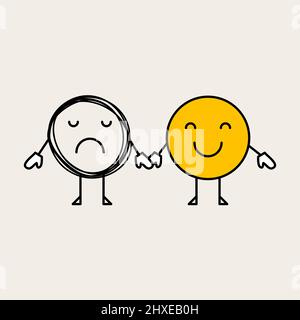 Help, coaching, mentoring, problem solving, abstract icon business problem solving, consulting. Vector illustration Stock Vector