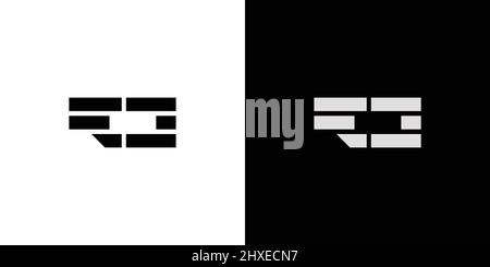 Bold and attractive RG initials logo design Stock Vector