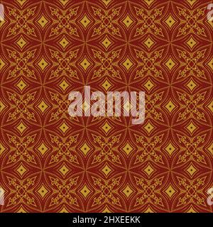 Vintage seamless floral pattern style Stock Vector