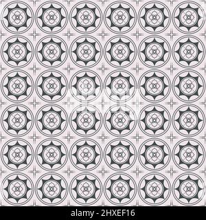 Vintage seamless floral pattern style Stock Vector