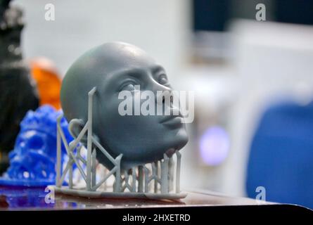 Objects photopolymer printed on a 3d printer. Stock Photo