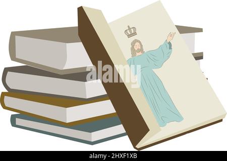 Lord Jesus Christ, Good Shepard Stock Vector