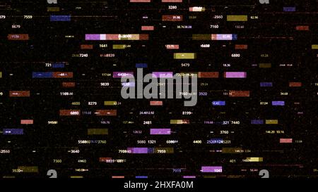 Slow Loop Background Technological background with slow motion of rectangles surrounded by ...