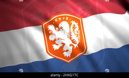 National Dutch Football Logo Editorial Photo - Illustration of