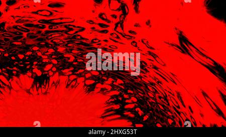 Abstract animation of lava texture, seamless loop. Motion. Viscous substance flowing and chaotically transforming. Stock Photo