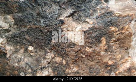 Patterns and textures in minerals and quartz Stock Photo