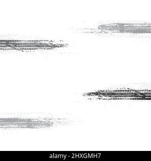Tire tracks grunge silhouettes text Stock Vector