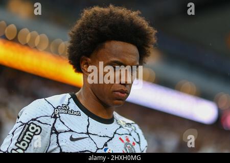 SP - Sao Paulo - 03/24/2022 - PAULISTA 2022, CORINTHIANS X GUARANI - Roger  Guedes Corinthians player during