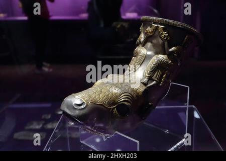 Bucharest, Romania - May 19, 2018: Long Night of Museums at the National Museum of Romanian History open free to the public and the media. Image for e Stock Photo
