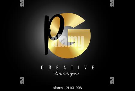 Gp Style Leters Letters GP logo with a minimalist design. Letters G and P with ...
