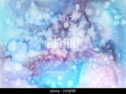 Abstract watercolor texture. Space background. Stock Photo