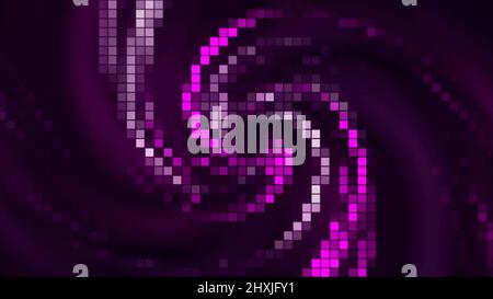 Pixel image of colorful spiral. Motion. Beautiful moving spiral of ...