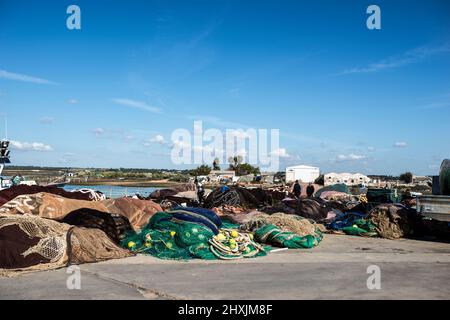 Isla Cristina fishing port, Huelva Stock Photo