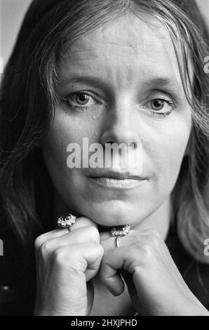 Lady Lucan, wife of missing Lord Lucan, pictured at her London home. 20th October 1977. Stock Photo