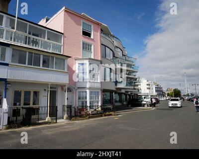 The Parade, West Cowes, Isle of Wight, Hampshire. Stock Photo