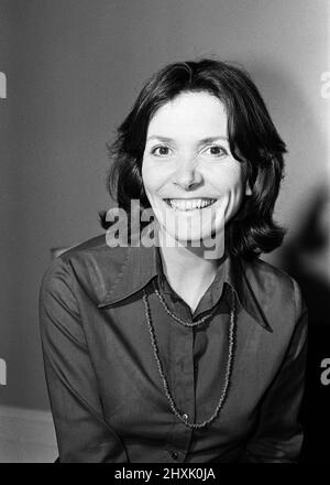 Journalist and presenter Joan Bakewell. 15th June 1977. Stock Photo