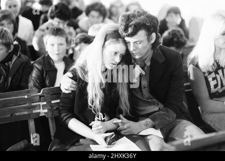 Elvis Presley Memorial Service, held at Christ Church in Cockfosters
