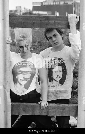 Punk fashions for him and her from Seditionaries, Kings Road, London ...