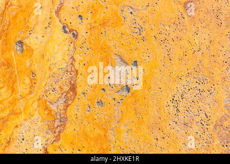 Abstract orange stone background. Marble tile texture Stock Photo