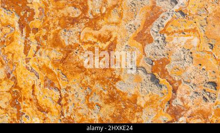 Abstract orange stone background. Marble tile texture Stock Photo