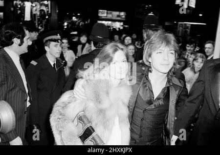 David Cassidy and Kay Lenz at the premiere of 