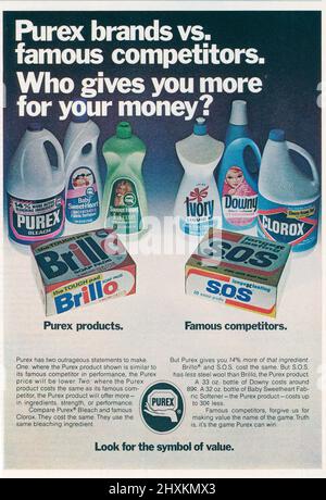 Purex (Detergent) / Complete (with Zout), Magazine Ad