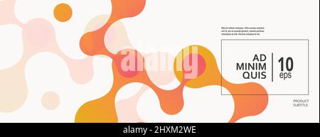 Abstract background with connecting dots and lines. Stock Vector