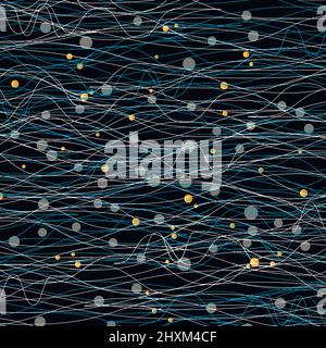 Abstract curved lines pattern. Vector illustration Stock Vector
