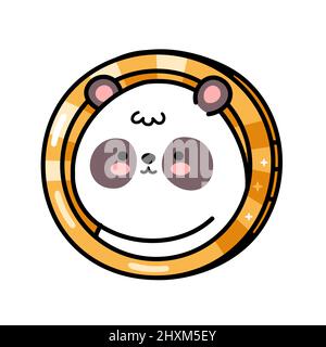 panda bear kawaii cute animal icon Stock Vector Image & Art - Alamy