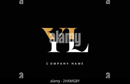 YL or ly alphabets letters logo monogram Stock Vector