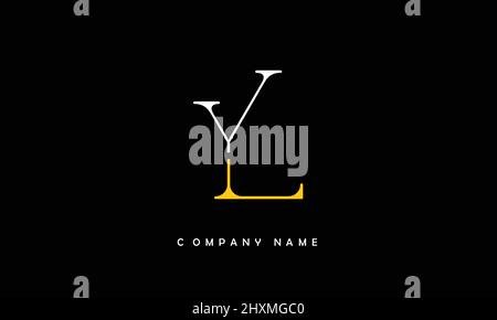 YL or ly alphabets letters logo monogram Stock Vector