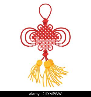 Vector illustration of a traditional China knot Stock Vector