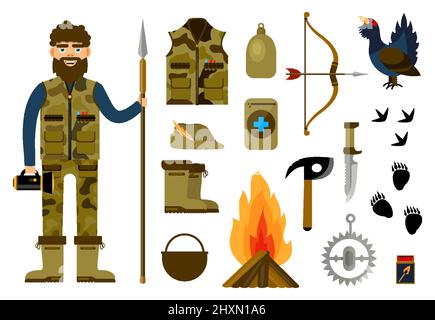 Hunting vest icon, cartoon style Stock Vector Image & Art - Alamy