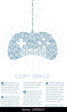Retro Gamepad or joypad shape Particle Geometric Circle dot pixel pattern, Esports game controller design blue color illustration on white background Stock Vector